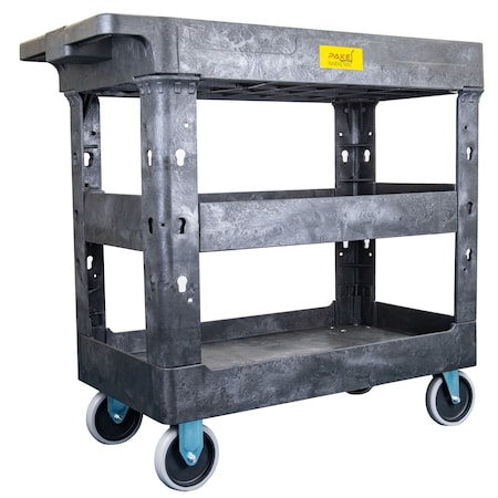 Pake Handling Tools Plastic 3 Shelves, 550 lbs PAKPP06